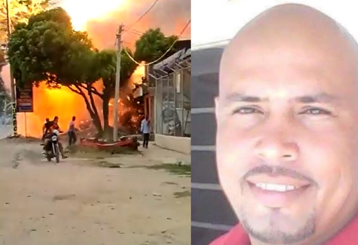 Video de explosión de almacén de pólvora El Vaquero, Gaira