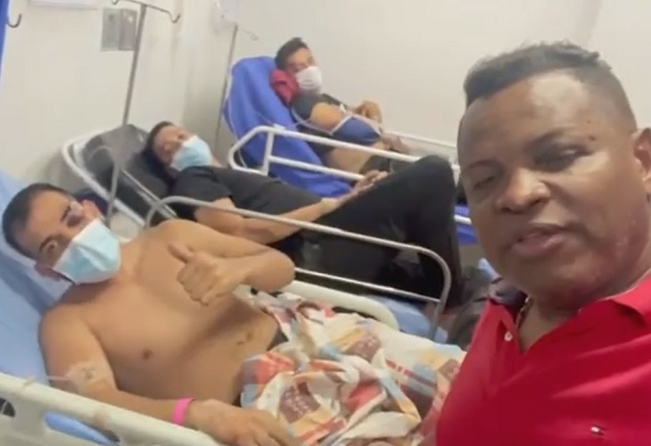 Video de Omar Geles tras accidente en una vía de Córdoba