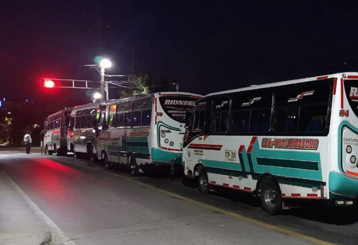 Transportadores levantan el paro en Rionegro y Sitirio queda suspendido