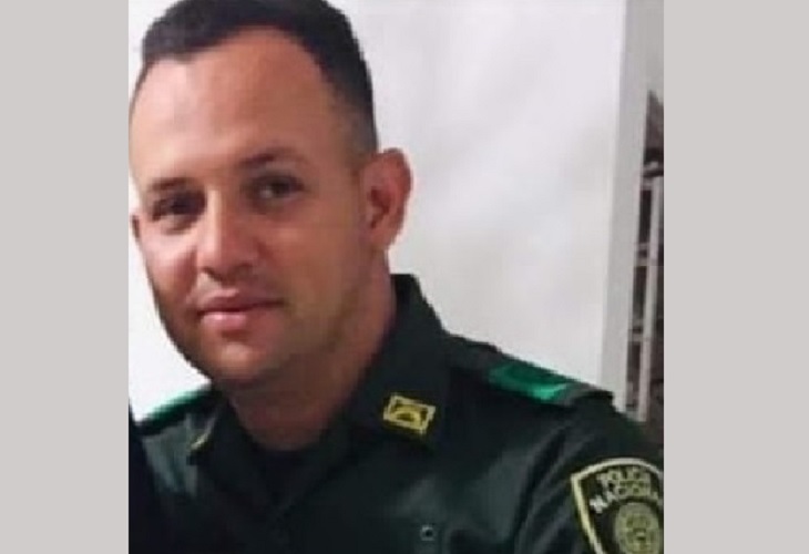 El policía Alejandro Serna fue asesinado en Curumaní