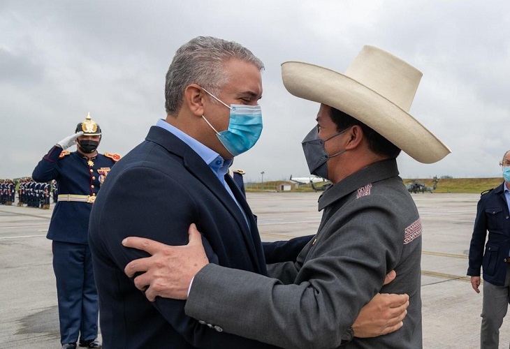 Colombia y Perú se comprometen a combatir el narcotráfico y a reactivar la inversión