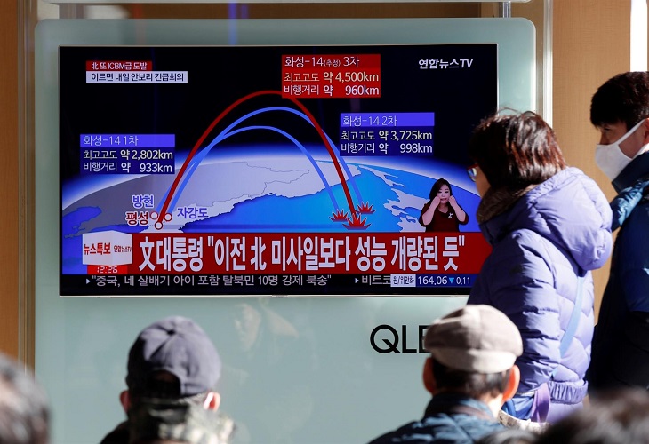 Corea del Norte lanza un nuevo proyectil no identificado al mar de Japón