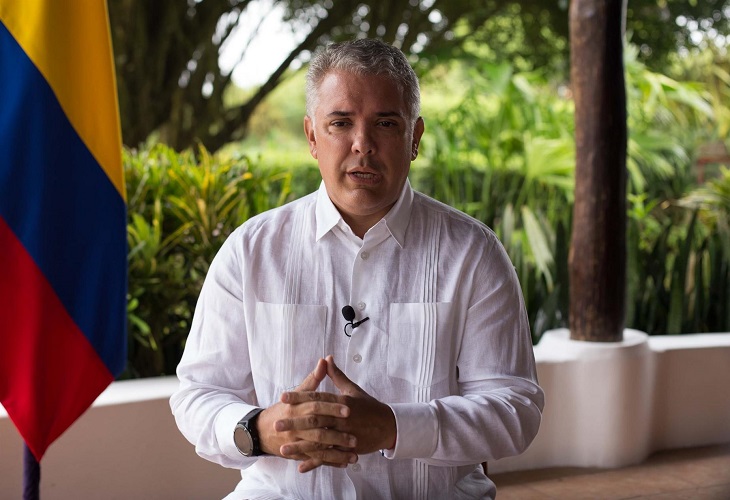 Duque espera que la economía colombiana crezca el 5 % y defiende libre empresa