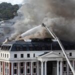 El incendio en el Parlamento de Sudáfrica ha sido contenido