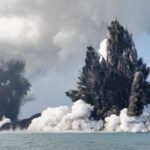 Erupción del volcán de Tonga