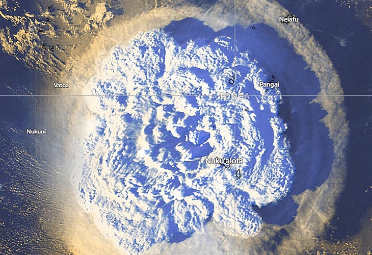 La ONU advierte que falta una imagen clara Bde los daños del tsunami en Tonga