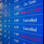 Los aeropuertos de EE.UU. acaparan ya dos tercios de las cancelaciones de vuelos