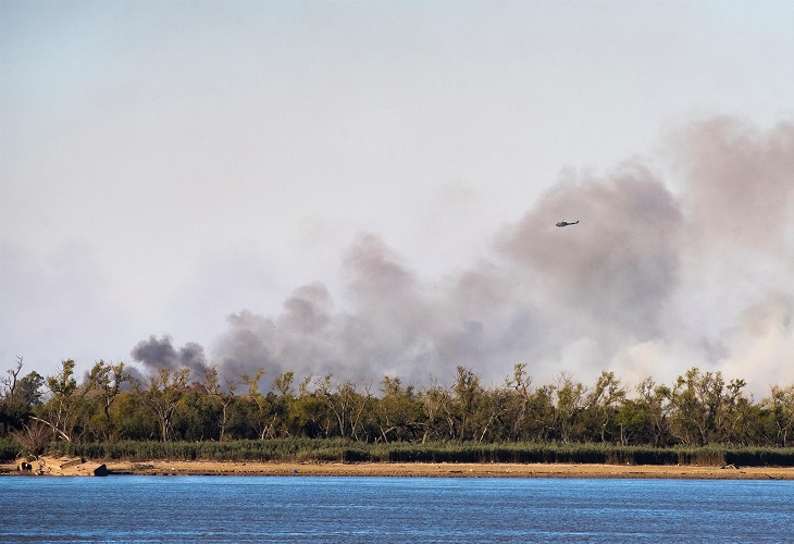 Los incendios siguen asolando varias zonas de Argentina en plena ola de calor
