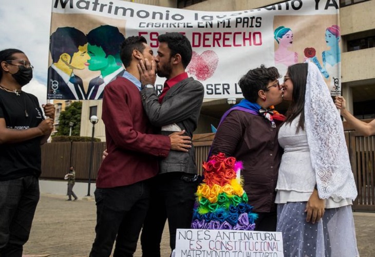 Reclaman al Supremo venezolano la aprobación del matrimonio igualitario