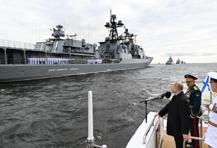 Rusia, China e Irán efectúan ejercicios navales en el golfo de Omán