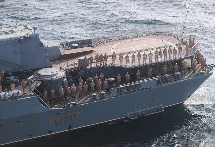 Rusia y China realizaron un ejercicio naval conjunto en el mar Arábigo