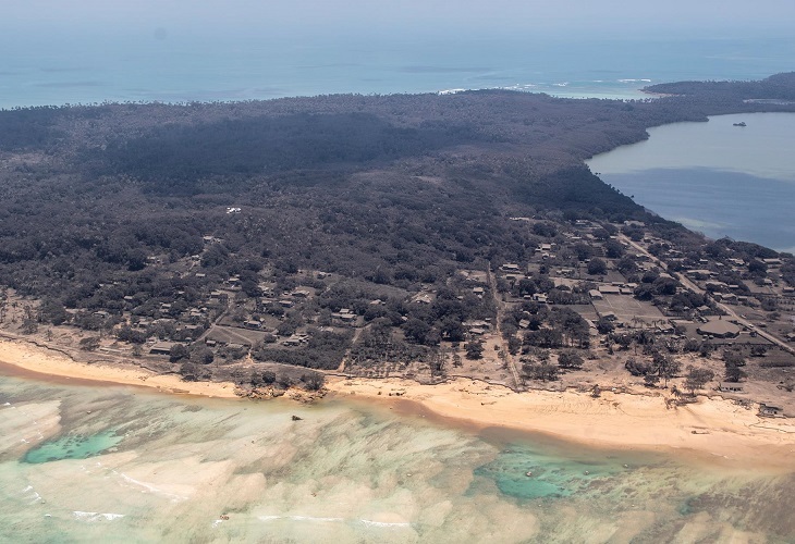 SpaceX - Tonga, sumida en un desastre sin precedentes tras el tsunami