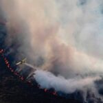 Un tercer incendio procedente de Portugal afecta al parque de Serra do Xurés