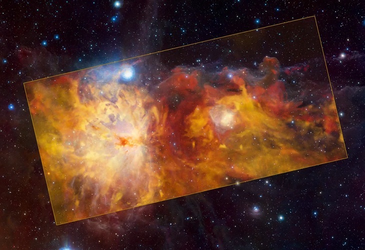 Una nueva imagen de la Nebulosa de la Flama