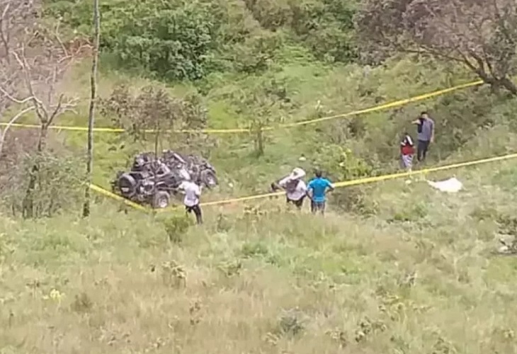 Muere pareja de esposos al caer por abismo en vereda Quebrada Arriba de Guatapé