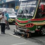 Bus arrolló y mató a motociclista en la calle 29 del barrio Belén de Medellín