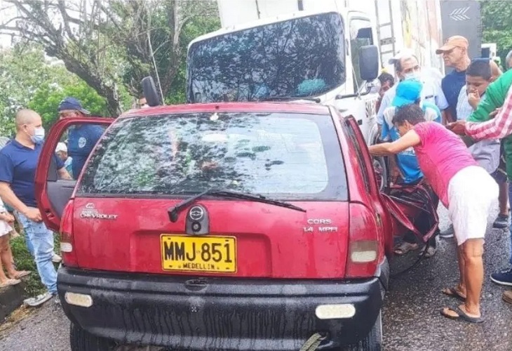 Mueren 3 personas en brutal accidente de tránsito en Doradal, Puerto Triunfo
