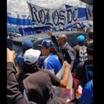 Con agresiones llegaron los Comandos Azules a la práctica de Millonarios