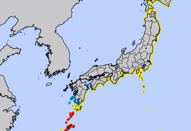 Japón emite alerta de tsunami con olas de hasta 3 metros, tras erupción en Tonga