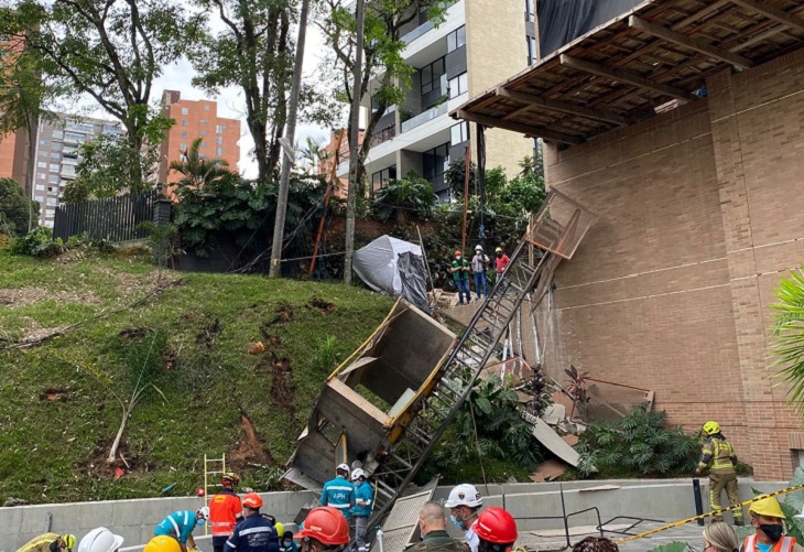 Muere una persona en incidente con ascensor industrial en Lalinde, barrio El Poblado