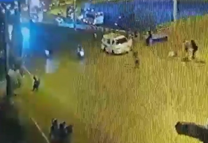 Revelan momento en que atacan a patrulla en Comfandi El Prado