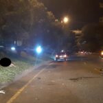 Accidente de motociclista el 15 de enero en La Paralela