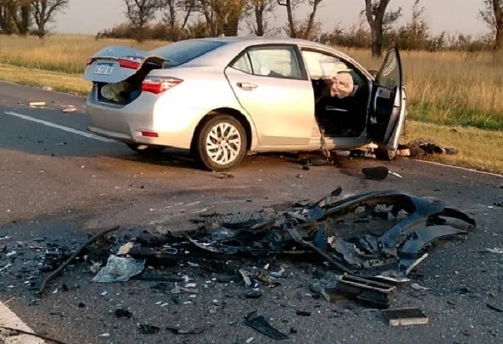Mueren 6 personas en brutal accidente en la ruta nacional 188, en La Pampa