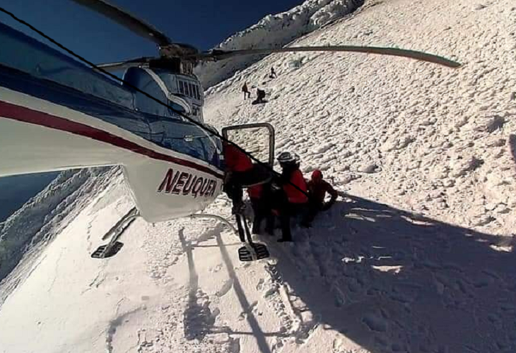 Una montañista murió tras caída en el volcán Lanín