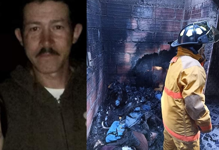 Otoniel Berrío murió en el incendio que provocó su propio hijo en Sonsón