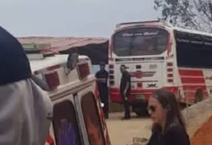 La niña Julieta Rivera murió arrollada por un bus, en El Peñol