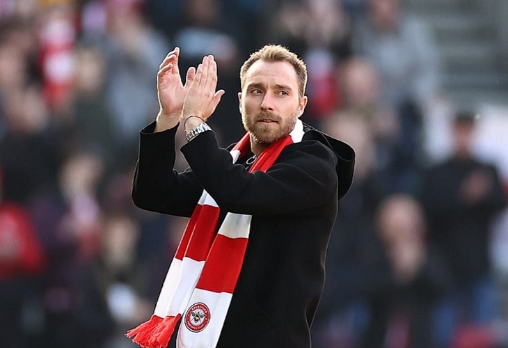 Eriksen debutará con el Brentford y sumará minutos tras su paro cardiaco