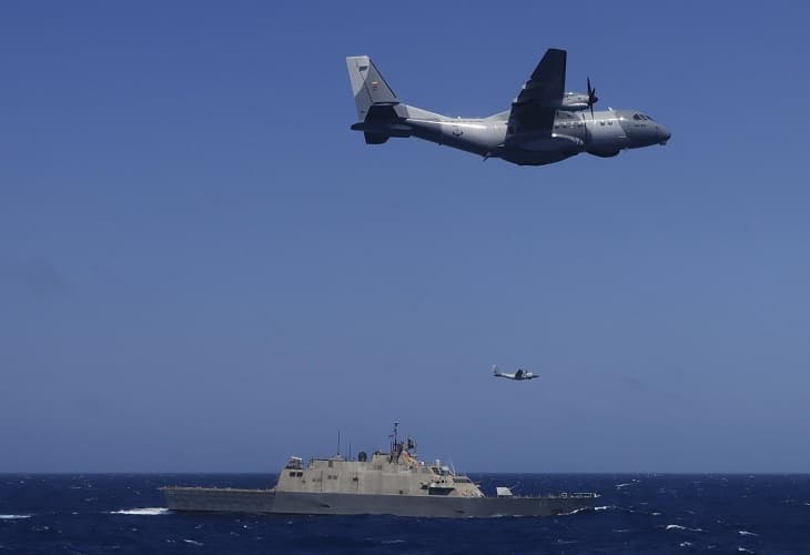 Colombia y EE.UU. realizan un ejercicio de entrenamiento naval en el Caribe 3