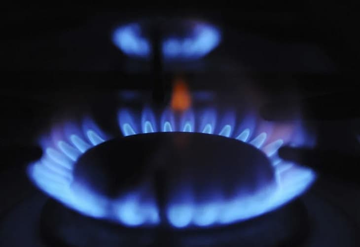 El gas natural se dispara un 26 %, hasta los 115 euros el MWh