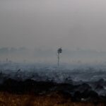 El presidente argentino visita el noreste tras los incendios forestales