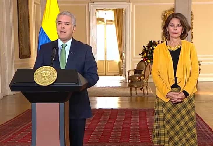 El presidente de Colombia, Iván Duque