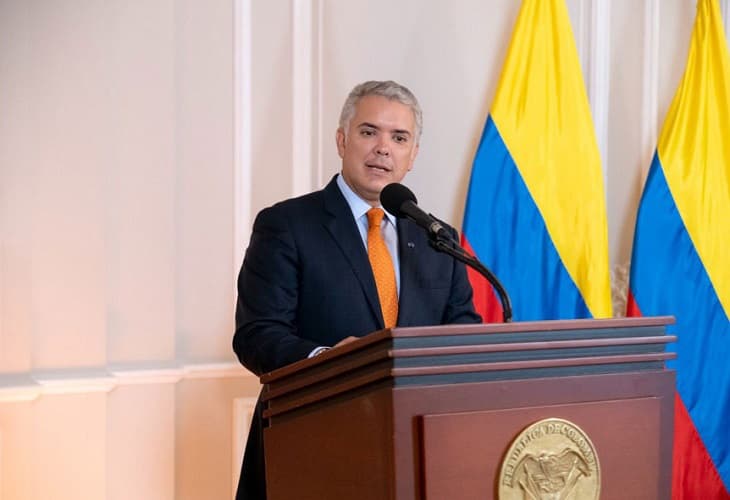 El presidente de Colombia, Iván Duque