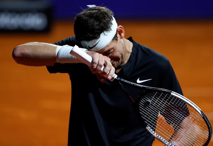 Juan Martín Del Potro desiste del Abierto de Río tras su regreso al circuito