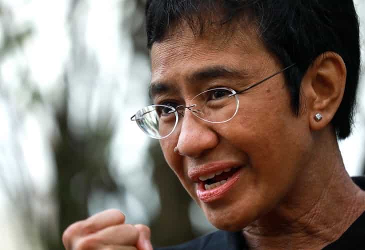 Justicia filipina impide viajar a EEUU a la Nobel de la Paz María Ressa