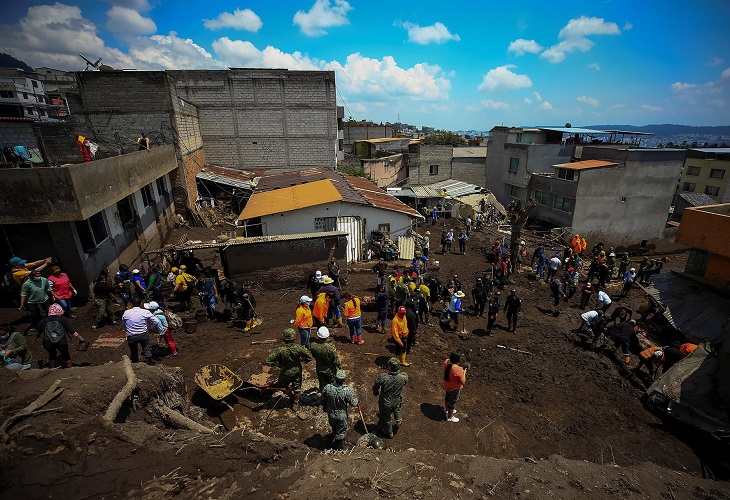 La capital de Ecuador apunta a una recuperación integral en la zona de la avalancha