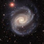 La galaxia del Bailarín Español vista desde Cerro Tololo en Chile