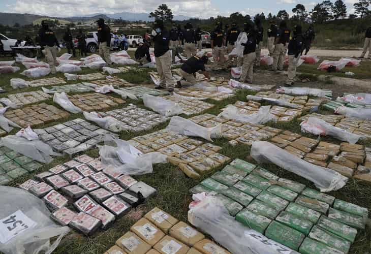 Las autoridades hondureñas se han incautado de 1.449 kilos de cocaína en 2022