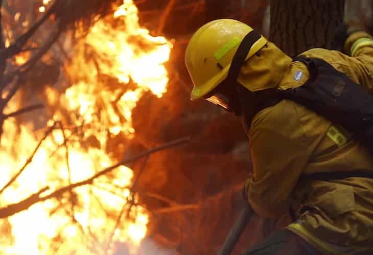 Los incendios avanzan sin control por la provincia argentina de Corrientes