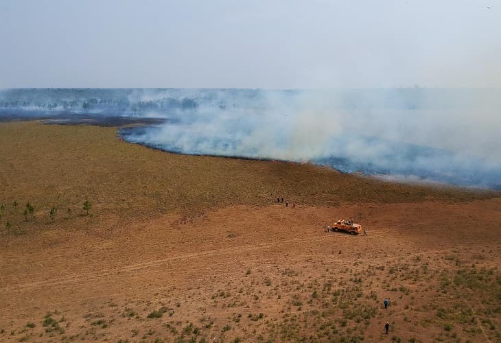 Los incendios en el noreste argentino desbordan recursos y preocupan las áreas afectadas