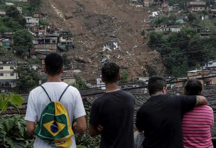 Temporal en la ciudad imperial de Brasil ya deja más de 200 muertos