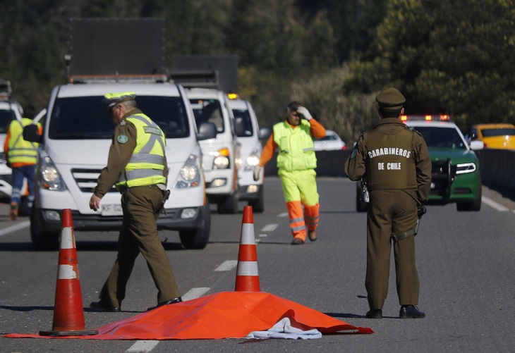 Accidente en la Ruta 68 hacia Valparaíso deja 4 muertos