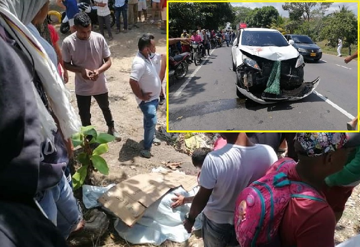 Daniel Padilla murió tras ser embestido por un carro en Ciénaga de Oro