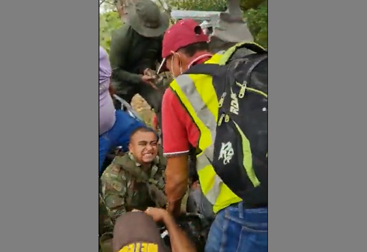 El soldado Anderson Penagos murió en medio de un brutal accidente en Curumaní