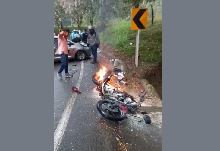 Un motociclista murió tras accidente múltiple en Remolino, vía Ciudad Bolívar