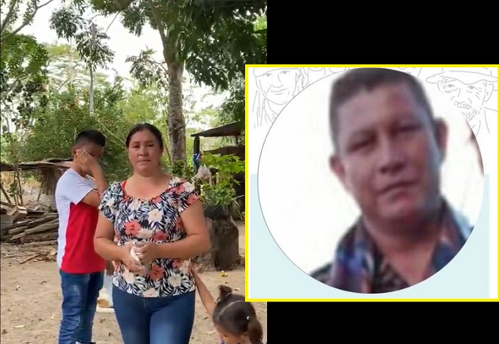 Asesinan a Herman Naranjo Quintero en Tame, su esposa rogó que le respetaran la vida