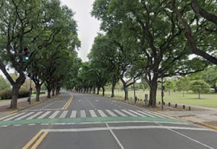 Encuentran a hombre colgado de un árbol en Av. Figueroa Alcorta de Palermo